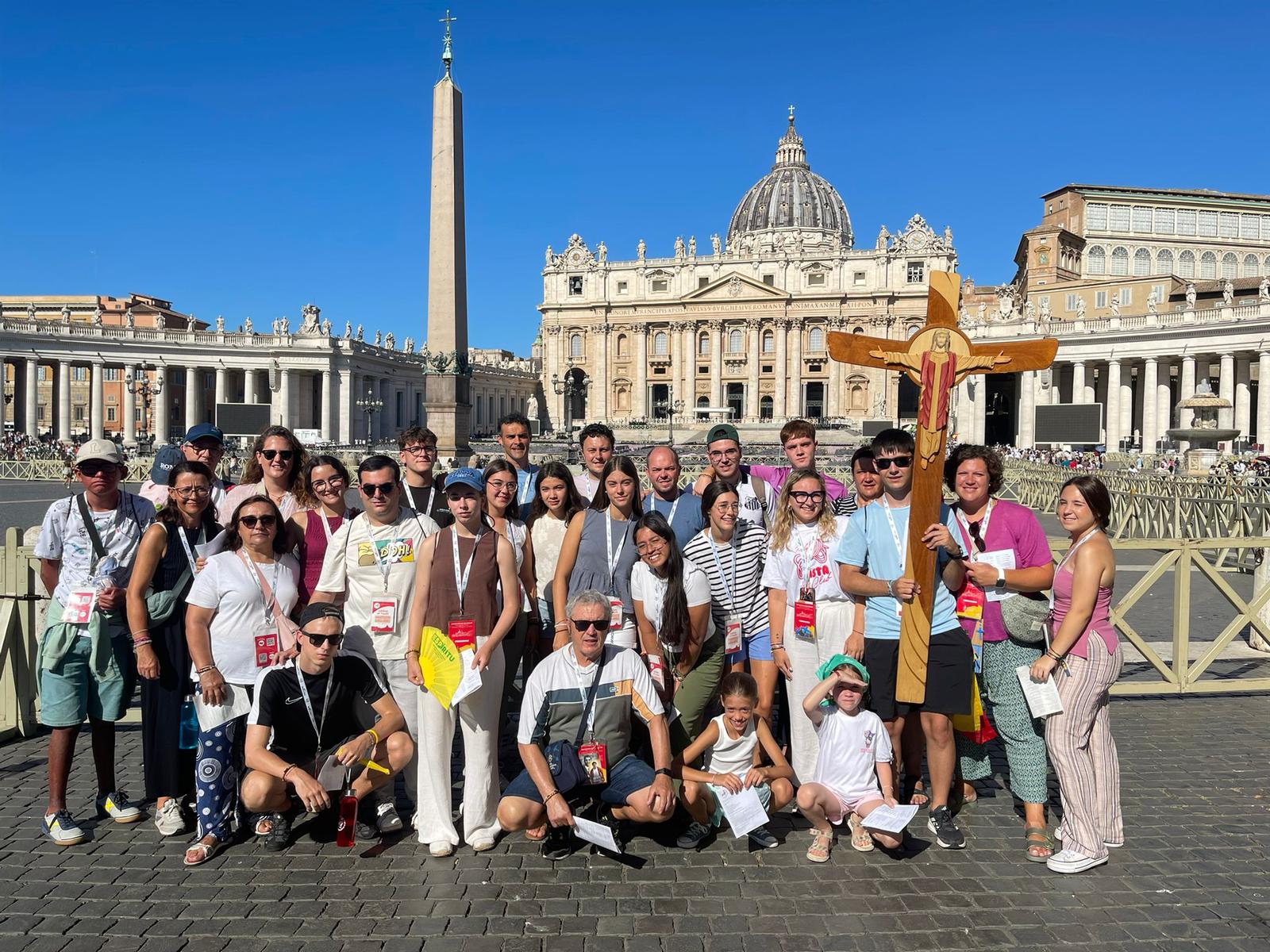 Regresa la expedición del Jubileo de Roma de la Parroquia Santa María la Mayor Regresa la expedición del Jubileo de Roma de la Parroquia Santa María la Mayor
