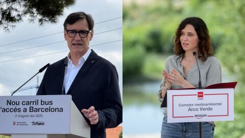 Nueva pol&eacute;mica entre Illa y Ayuso: El presidente catal&aacute;n le acusa de aplicar el "dumpling fiscal"