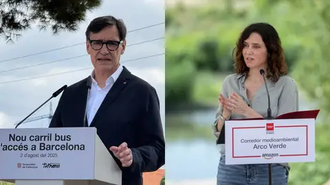 Nueva polémica entre Illa y Ayuso: El presidente catalán le acusa de aplicar el "dumpling fiscal" Nueva polémica entre Illa y Ayuso: El presidente catalán le acusa de aplicar el "dumpling fiscal"
