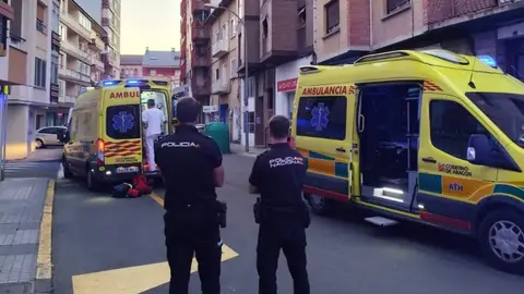 Los hechos ocurrieron cerca de la comisaría de Jaca Los hechos ocurrieron cerca de la comisaría de Jaca