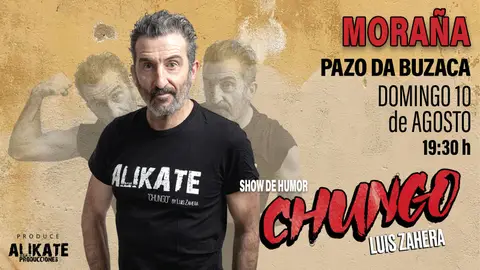 Luis Zahera no Pazo da Buzaca o 10 de agosto Show de humor