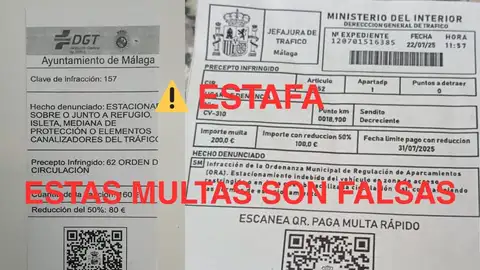 Así son las multas falsas que pueden robar tus datos bancarios Así son las multas falsas que pueden robar tus datos bancarios