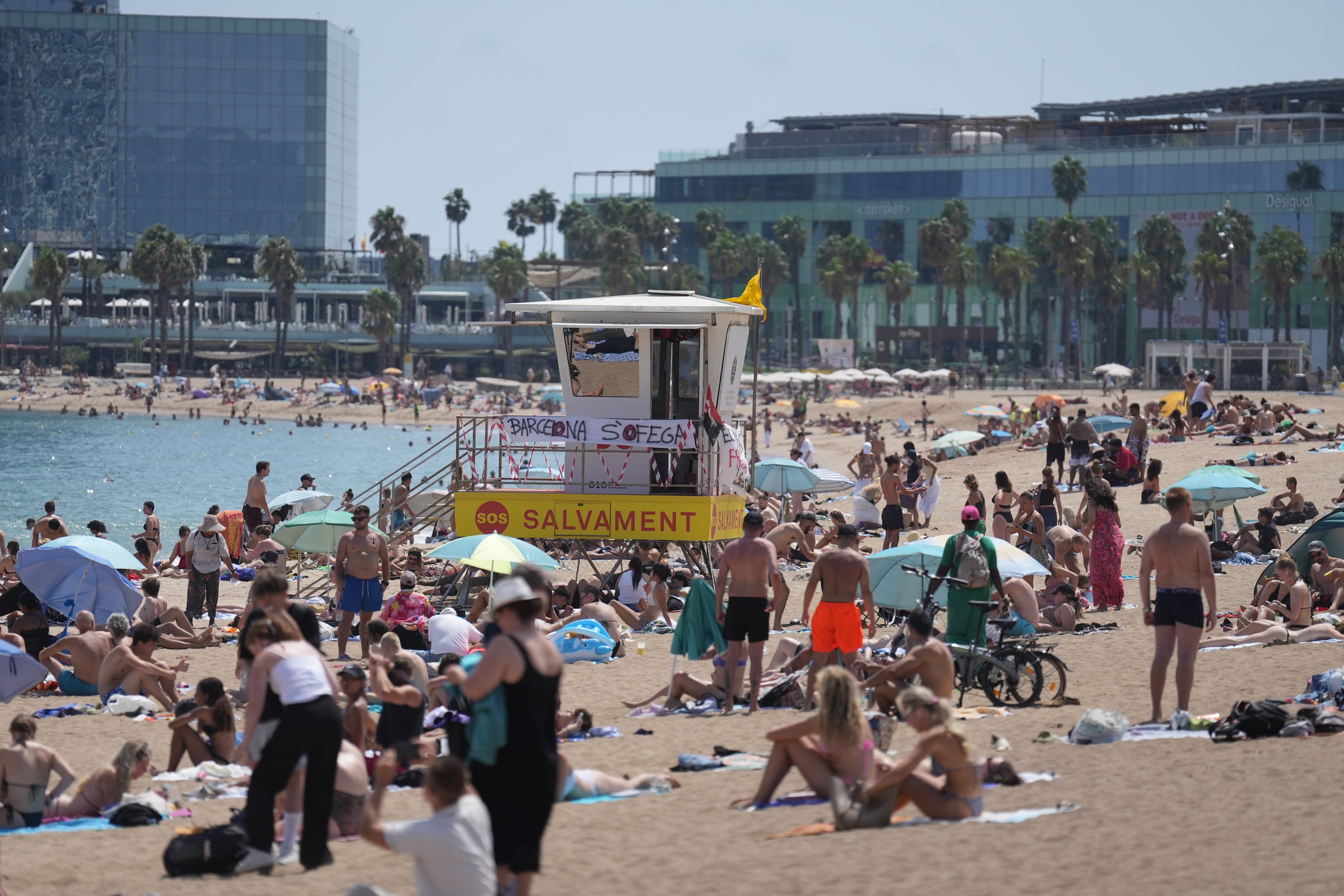 Reservar sitio a las cinco de la mañana: así se vive la "batalla por la primera línea" en la playa en España Reservar sitio a las cinco de la mañana: así se vive la "batalla por la primera línea" en la playa en España
