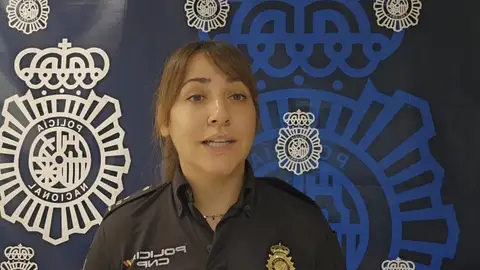 Mar Gil, portavoz de la Policía Nacional en Huesca Mar Gil, portavoz de la Policía Nacional en Huesca