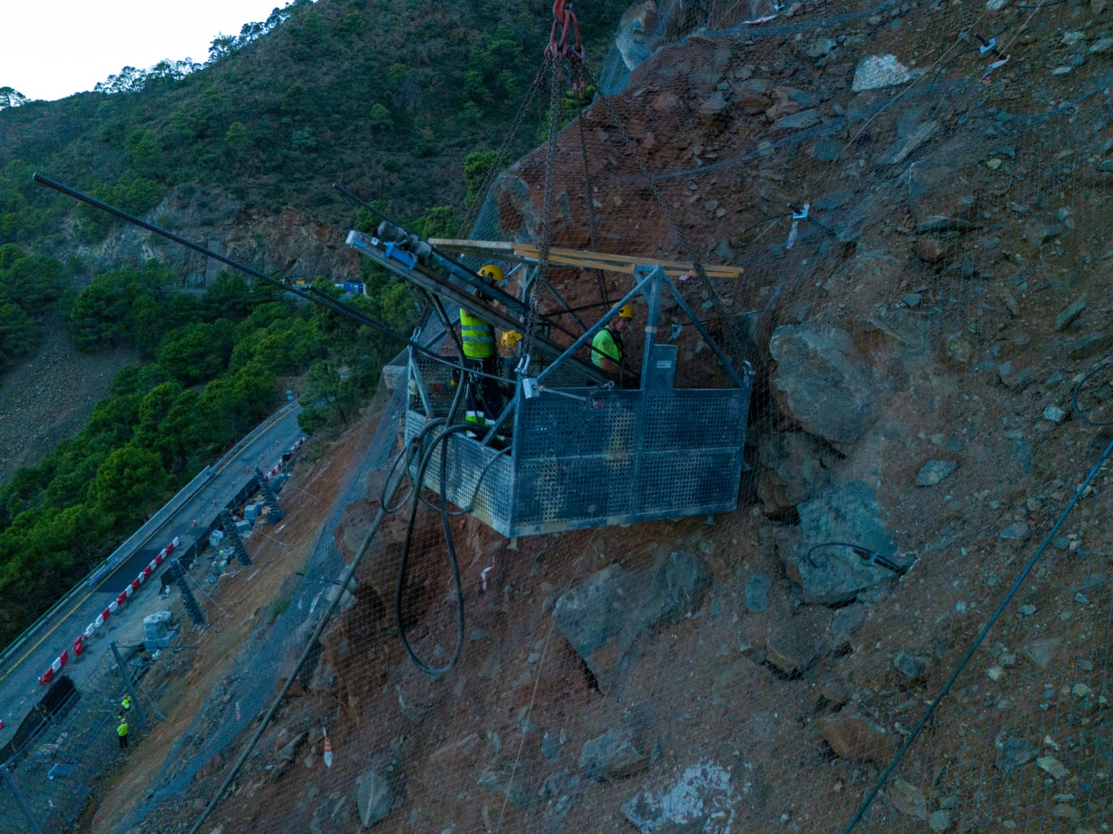 La Junta avanza en las obras de la carretera entre Ronda y San Pedro La Junta avanza en las obras de la carretera entre Ronda y San Pedro
