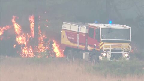 Francia se enfrenta al peor incendio desde 1949: 16.000 hect&aacute;reas quemadas y a&uacute;n sin controlar