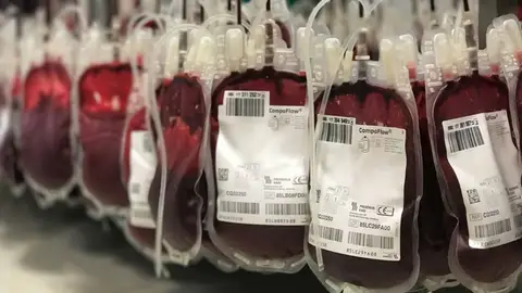 Imagen de bolsas de sangre tras donaciones de sangre y plasma - CONSERJERÍA DE SALUD Y CONSUMO Imagen de bolsas de sangre tras donaciones de sangre y plasma - CONSERJERÍA DE SALUD Y CONSUMO