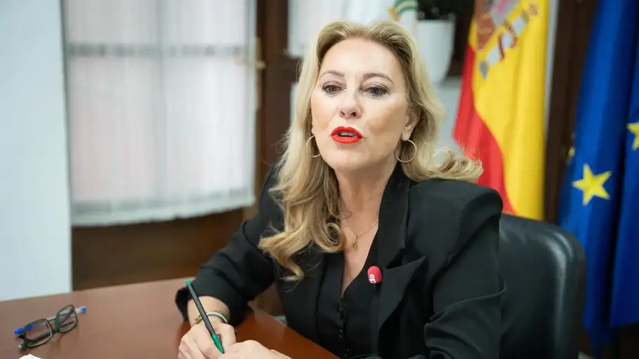 La consejera de Economía, Hacienda y Fondos Europeos y portavoz del Gobierno andaluz, Carolina España, durante la entrevista con Europa Press - MARÍA JOSÉ LÓPEZ-EUROPA PRESS La consejera de Economía, Hacienda y Fondos Europeos y portavoz del Gobierno andaluz, Carolina España, durante la entrevista con Europa Press - MARÍA JOSÉ LÓPEZ-EUROPA PRESS