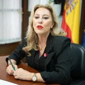 La consejera de Economía, Hacienda y Fondos Europeos y portavoz del Gobierno andaluz, Carolina España, durante la entrevista con Europa Press - MARÍA JOSÉ LÓPEZ-EUROPA PRESS La consejera de Economía, Hacienda y Fondos Europeos y portavoz del Gobierno andaluz, Carolina España, durante la entrevista con Europa Press - MARÍA JOSÉ LÓPEZ-EUROPA PRESS