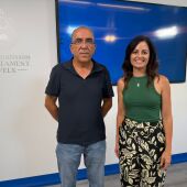 Manuel Ferrández con Inma Mora