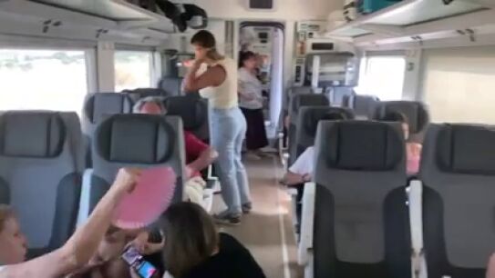 Nuevo caos ferroviario: un tren Madrid - C&aacute;diz parado en C&oacute;rdoba durante horas "sin agua ni aire acondicionado"