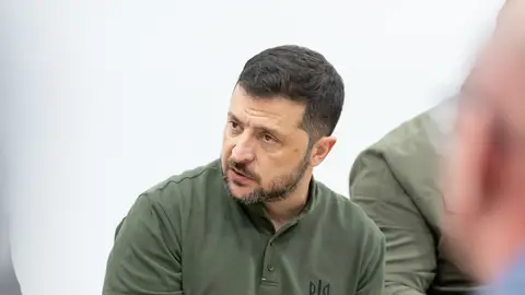 Zelenski en una imagen de archivo Zelenski alaba la reacción de la UE a la reunión de Trump y Putin: "El final de la guerra debe ser justo"