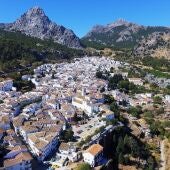 Vista aérea de Grazalema (Cádiz)