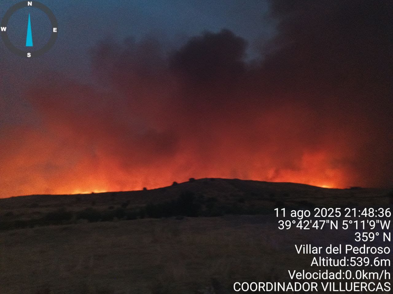 La Junta activa la situación operativa 1 del Plan Infocaex por el incendio de Navalmoralejo que ya afecta a Extremadura La Junta activa la situación operativa 1 del Plan Infocaex por el incendio de Navalmoralejo que ya afecta a Extremadura