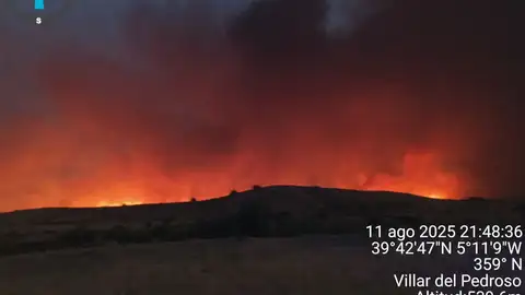 Incendio Villar del Pedroso Incendio Villar del Pedroso