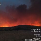 Incendio Villar del Pedroso