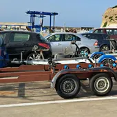 Un arte de pesca en Conil Un arte de pesca en Conil