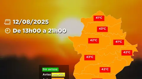 Alerta naranja activa en toda la región para este martes por altas temperaturas que podrían volver a superar los 43º Alerta naranja activa en toda la región para este martes por altas temperaturas que podrían volver a superar los 43º