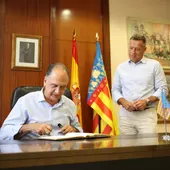 Burriana recibe al conseller de Emergencias e Interior Burriana recibe al conseller de Emergencias e Interior