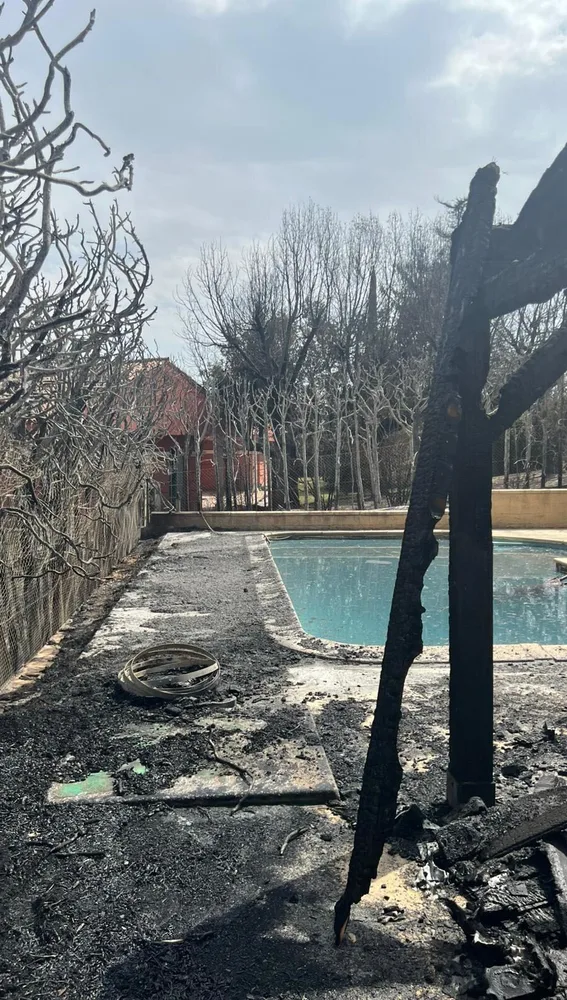 Imágenes tras el incendio en Tres Cantos Imágenes tras el incendio en Tres Cantos
