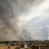 Situación a la salida de Jiménez de Jamuz en León Situación a la salida de Jiménez de Jamuz en León