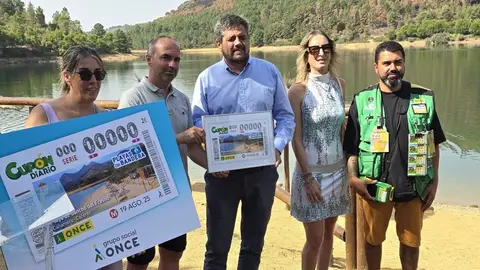 La Playa de Cancho del Fresno de Cañamero será la imagen del cupón de la ONCE del próximo martes 19 de agosto La Playa de Cancho del Fresno de Cañamero será la imagen del cupón de la ONCE del próximo martes 19 de agosto