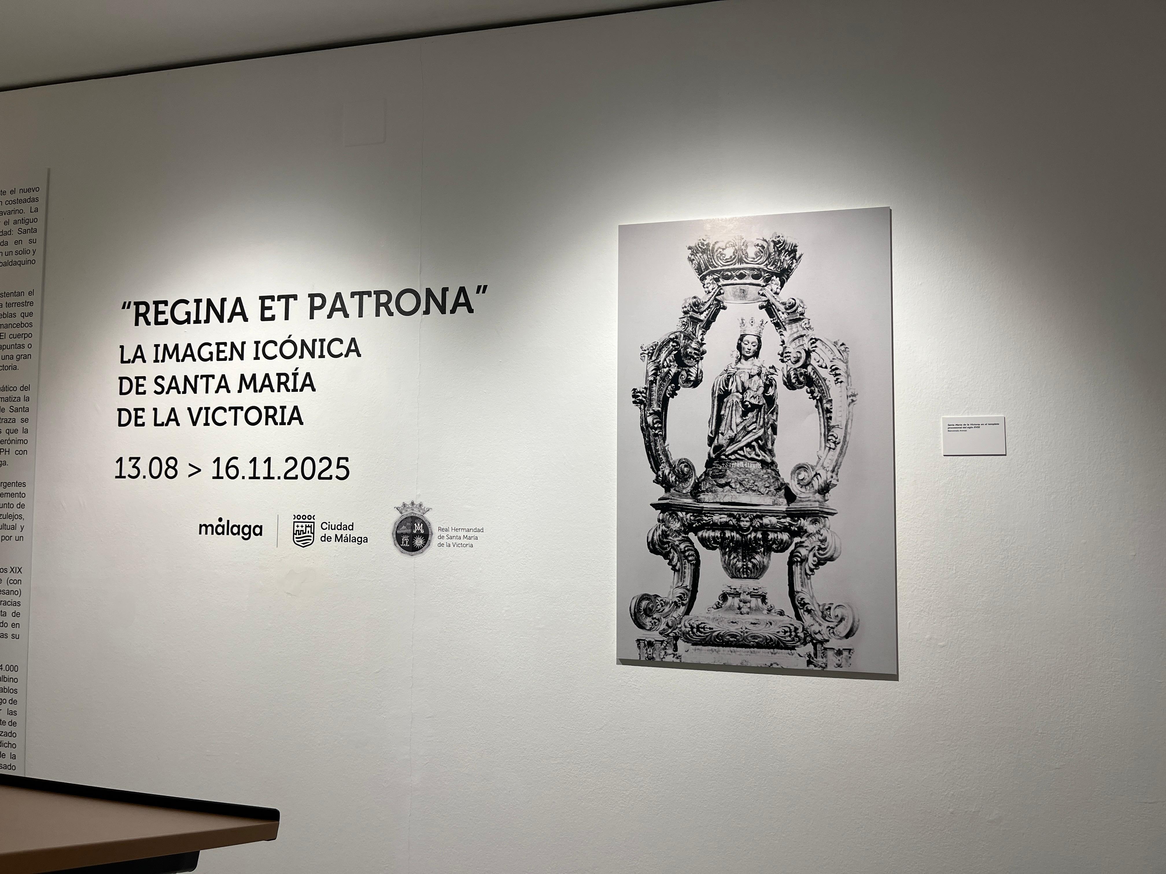 Llega la exposición «Regina et Patrona. La imagen icónica de Santa María de la Victoria» al Archivo Municipal Llega la exposición «Regina et Patrona. La imagen icónica de Santa María de la Victoria» al Archivo Municipal