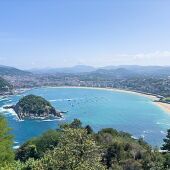 Bahía de La Concha en Donostia 