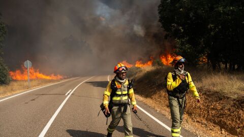 Javier Fa&uacute;ndez, presidente de la Diputaci&oacute;n de Zamora: "Cada vez que tenemos un incendio estamos hablando en ocasiones de los medios, de la prevenci&oacute;n, pero nunca hablamos de los pir&oacute;manos"