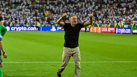 Luis Enrique: "No sé si es justo, pero así es el fútbol" Luis Enrique: "No sé si es justo, pero así es el fútbol"