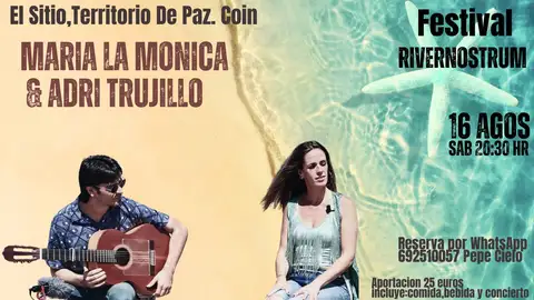 María La Mónica y Adrián Trujillo traen 'Amisuri' al corazón de Coín María La Mónica y Adrián Trujillo traen 'Amisuri' al corazón de Coín