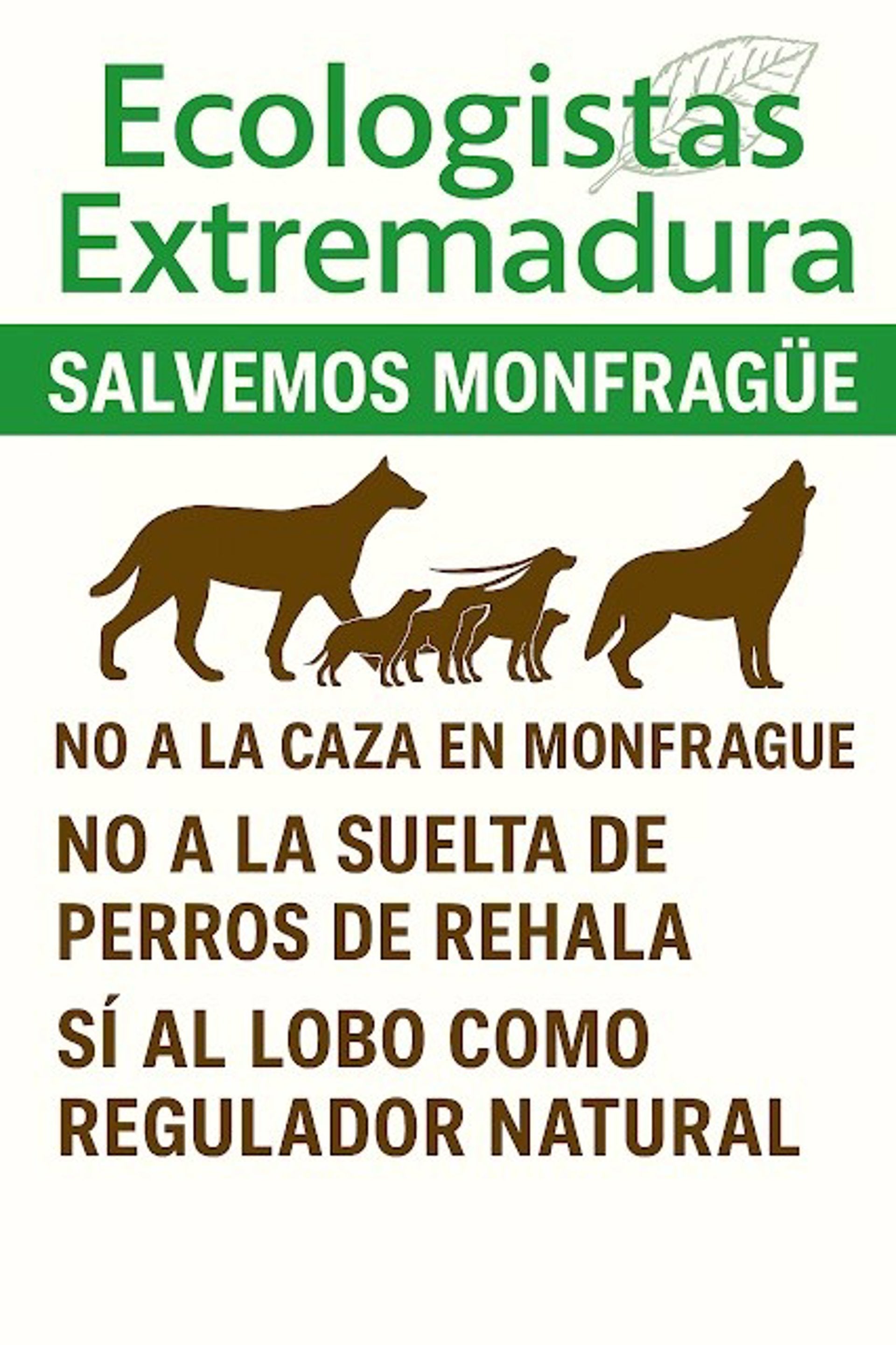 Ecologistas Extremadura presenta recurso contra el PRUG de Monfragüe por permitir la caza y la suelta de perros Ecologistas Extremadura presenta recurso contra el PRUG de Monfragüe por permitir la caza y la suelta de perros