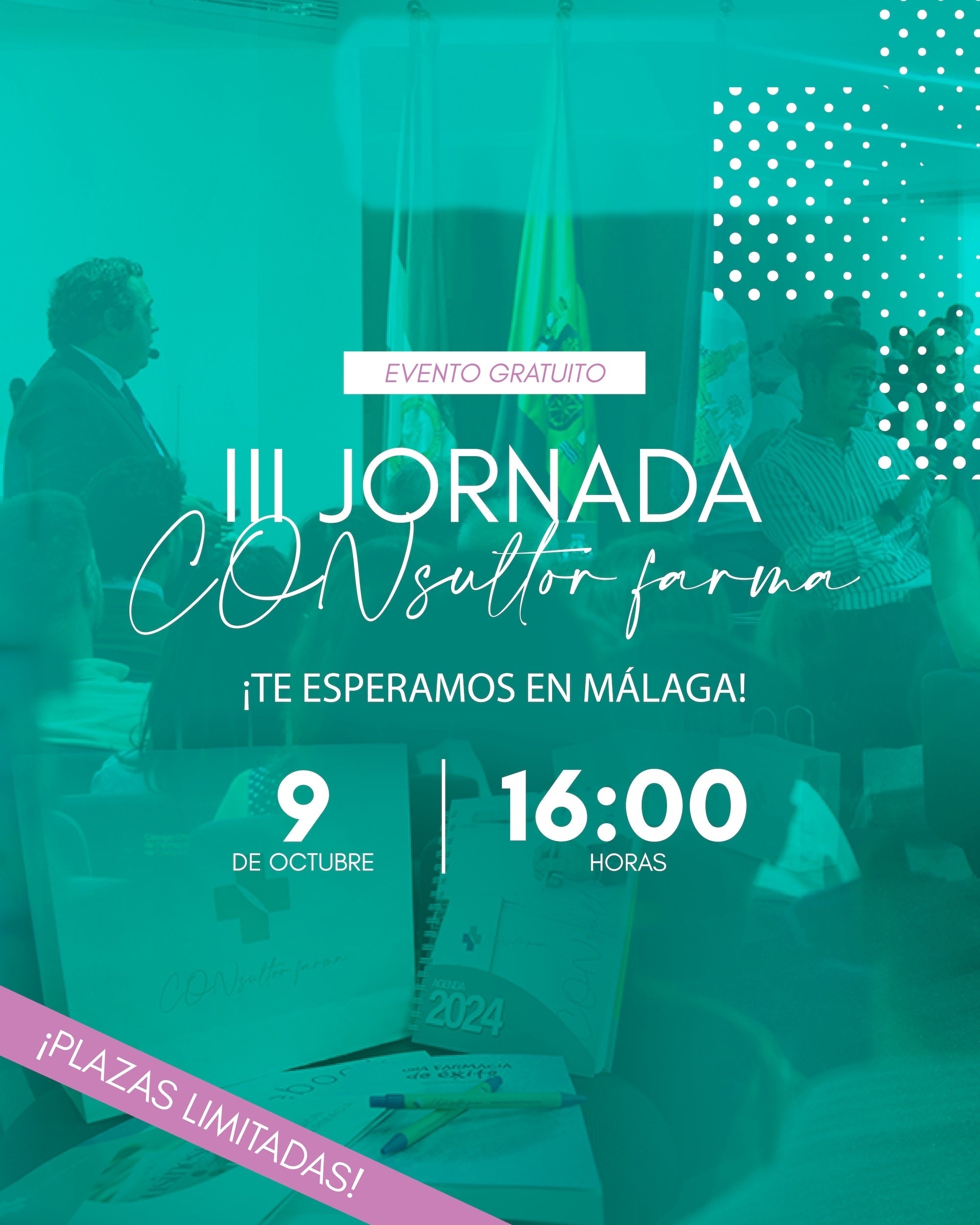 Málaga acogerá las III Jornada Consultorfarma para impulsar la gestión y la rentabilidad de las farmacias Málaga acogerá las III Jornada Consultorfarma para impulsar la gestión y la rentabilidad de las farmacias