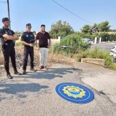 Dispositivo especial de vigilancia con drones de la Policía Local de la Vila en las partidas rurales ante el riesgo de incendio
