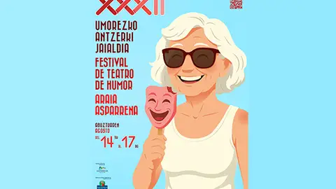 Cartel de la 32º edición del Festival de Humor de Araia Cartel de la 32º edición del Festival de Humor de Araia