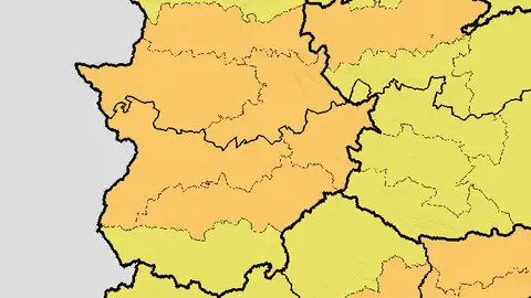 Toda Extremadura en alerta naranja por altas temperaturas este jueves salvo Sur de Badajoz y Norte de Cáceres que será amarilla Toda Extremadura en alerta naranja por altas temperaturas este jueves salvo Sur de Badajoz y Norte de Cáceres que será amarilla
