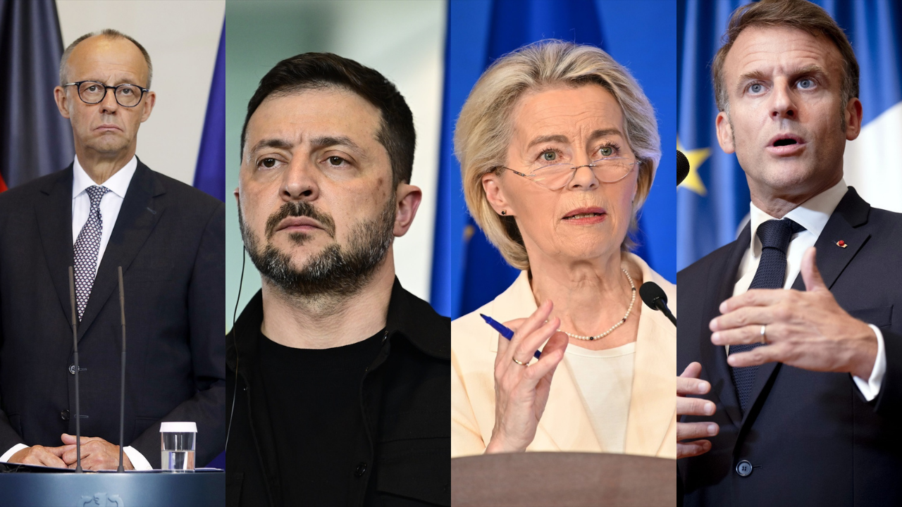 Von der Leyen, Merz y Macron acompañarán a Zelenski en su reunión en Washington con Trump Von der Leyen, Merz y Macron acompañarán a Zelenski en su reunión en Washington con Trump