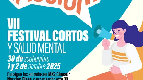 Cartel de la VII edición del Festival de Cortos y Salud Mental en Sevilla. - JUNTA DE ANDALUCÍA.s Cartel de la VII edición del Festival de Cortos y Salud Mental en Sevilla. - JUNTA DE ANDALUCÍA.