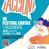 Cartel de la VII edición del Festival de Cortos y Salud Mental en Sevilla. - JUNTA DE ANDALUCÍA.s