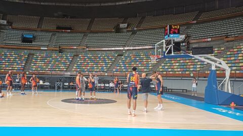 Primer día de entrenamiento del Leyma Basquet Coruña Primer día de entrenamiento del Leyma Basquet Coruña