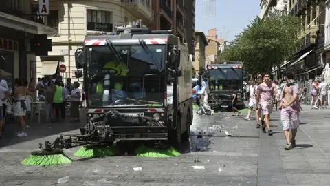 Recogidas más de 537 toneladas de residuos durante las Fiestas de San Lorenzo Recogidas más de 537 toneladas de residuos durante las Fiestas de San Lorenzo
