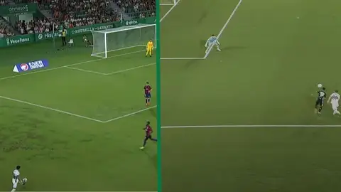 A la izquierda la primera jornada de la temporada 24/25. A la derecha la primera jornada de la temporada 25/26 A la izquierda la primera jornada de la temporada 24/25. A la derecha la primera jornada de la temporada 25/26