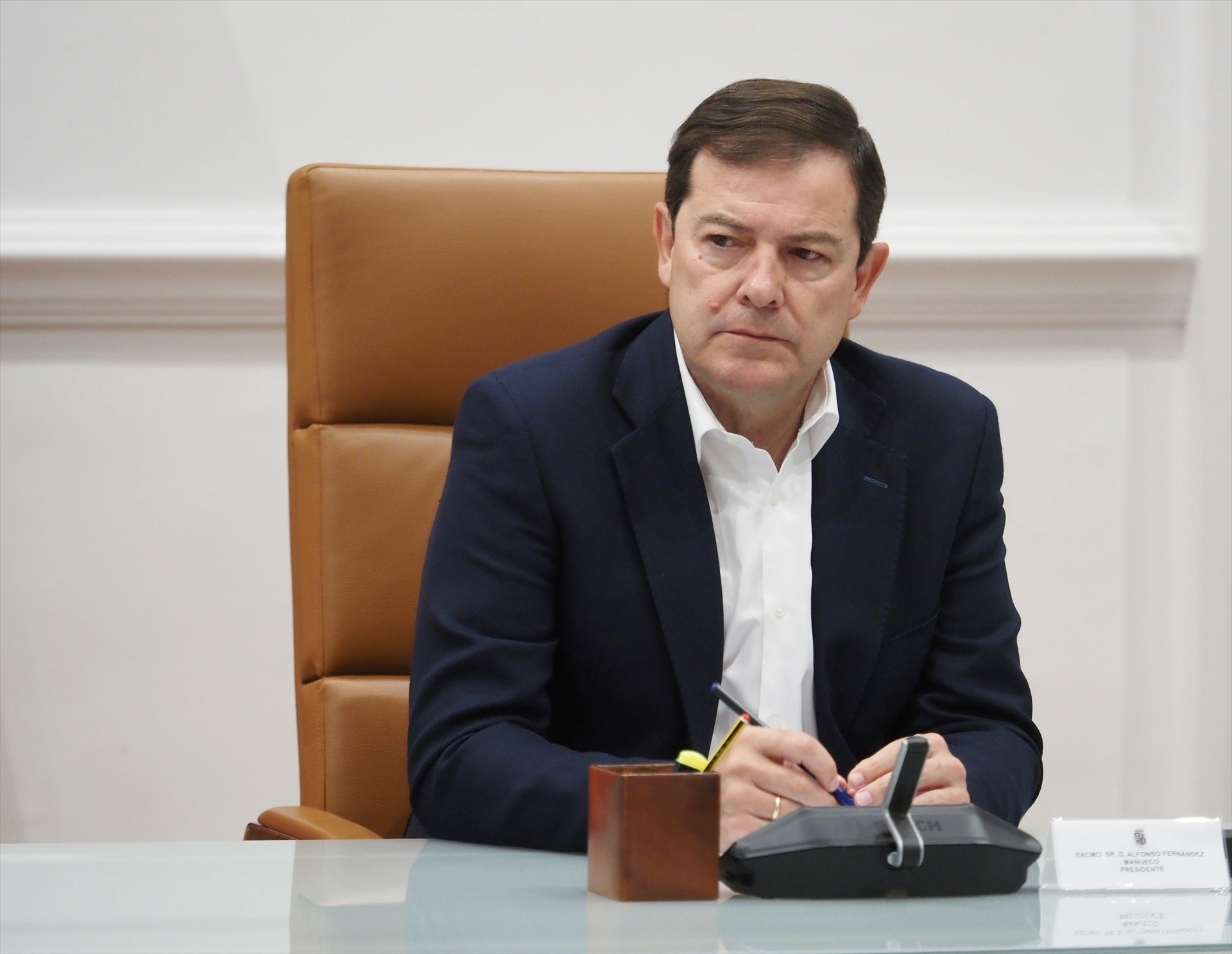 Alfonso Fernández Mañueco en una foto de archivo Alfonso Fernández Mañueco en una foto de archivo