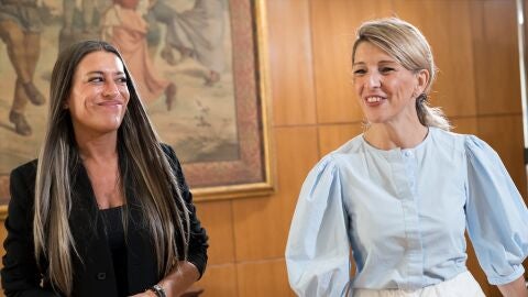 Yolanda D&iacute;az se re&uacute;ne hoy con Miriam Nogueras para abordar la reducci&oacute;n de la jornada laboral a 26 de junio de 2025, en Madrid