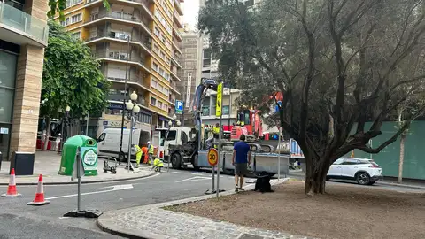Parte de las obras acometidas en la Rambla Parte de las obras acometidas en la Rambla