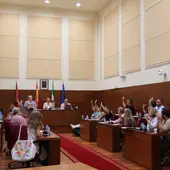 El pleno de Chiclana en una foto de archivo El pleno de Chiclana en una foto de archivo