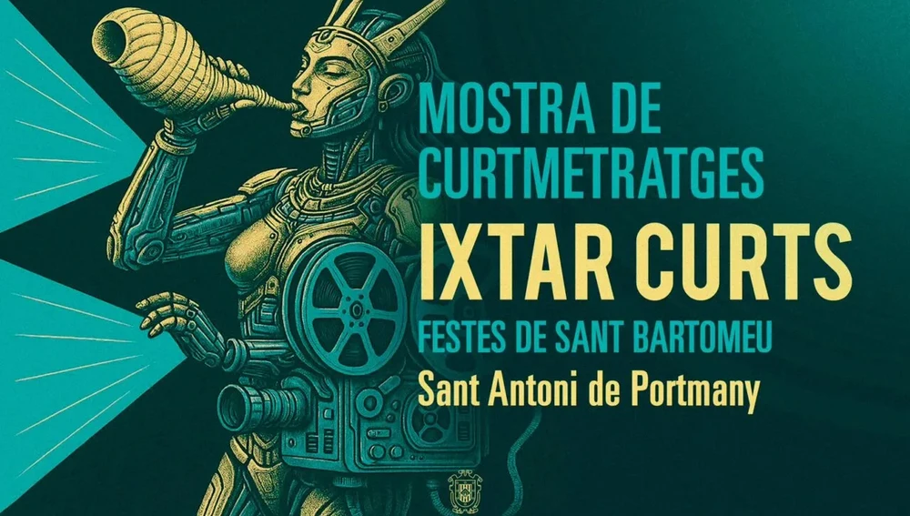 Cartel oficial de la muestra Ixtar Curts Cartel oficial de la muestra Ixtar Curts