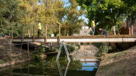 Mérida renueva el mobiliario urbano y acomete nuevas pasarelas peatonales en los parques de la Isla Mérida renueva el mobiliario urbano y acomete nuevas pasarelas peatonales en los parques de la Isla