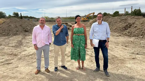 En marcha las obras del parking disuasorio de la calle Zaragoza en Huesca En marcha las obras del parking disuasorio de la calle Zaragoza en Huesca