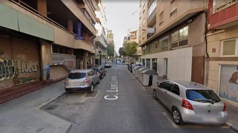 Calle Luis Llorente de Elche. Calle Luis Llorente de Elche.
